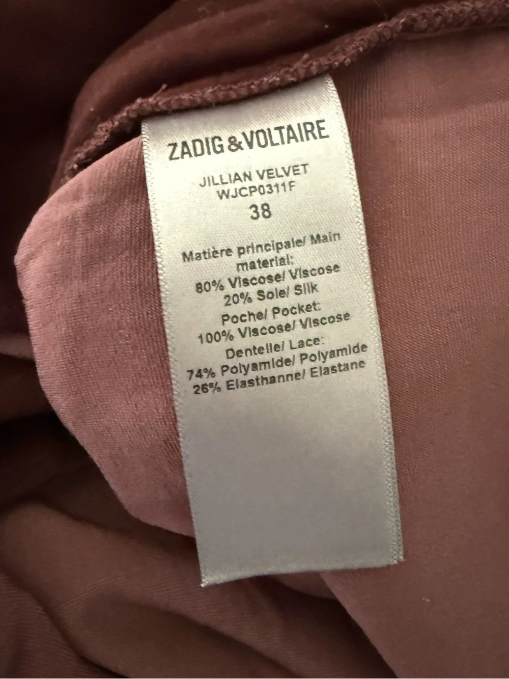 Zadig & Voltaire brand new